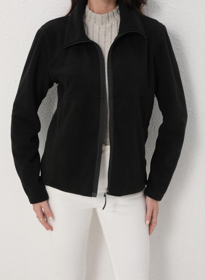 تايك تو جاكيت فليس بياقة عالية - Image 1