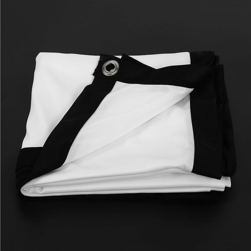 FILFEEL Portable Projector Screen 120 Inch White Polyester Front Back Projection for Outdoor Camping - Image 4