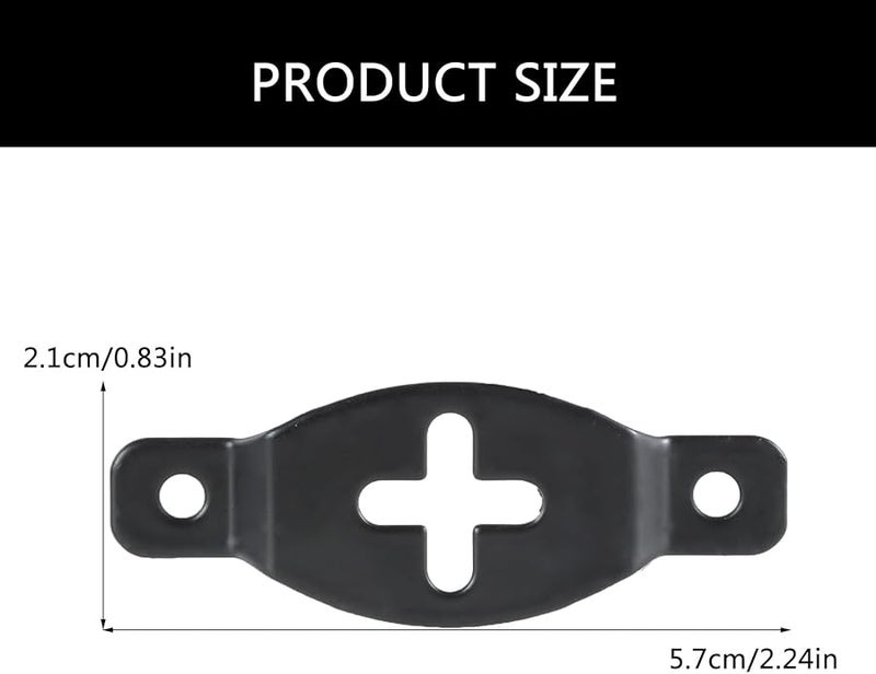 Black Wall Mount Speaker Brackets for Secure and Stable Equipment Installation - Image 4