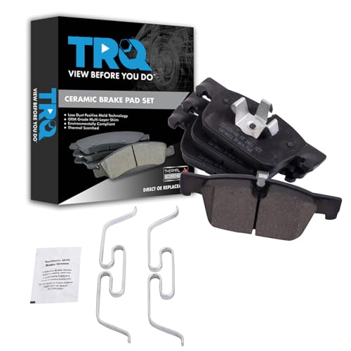 TRQ Front Brake Pads Ceramic Compatible with 2019-2022 Volvo S60 2017-2022 S90 V60 2020-2022 V60 Cross Country 2018-2021 V90 V90 Cross Country 2018-2022 XC60 - Image 2