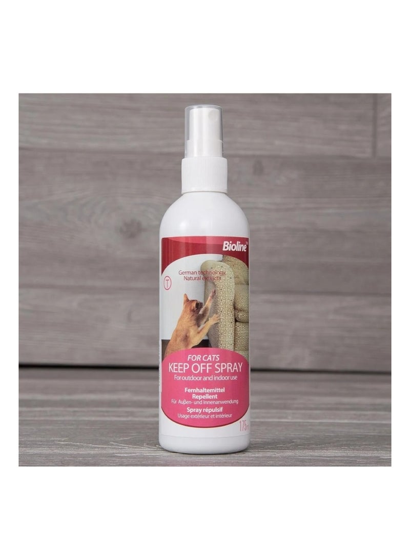 Bioline Keep Off Spray for Cats – 175 ml, Multicolour - Image 4