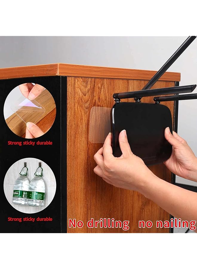 erorex Transparent Double Sided Tape 50Pcs Acrylic Waterproof Removable Tape Double Sided Strong Adhesive For Indoor And Outdoor Office Wall Decoration Diy Crafts Car Glass Decoration - Image 3