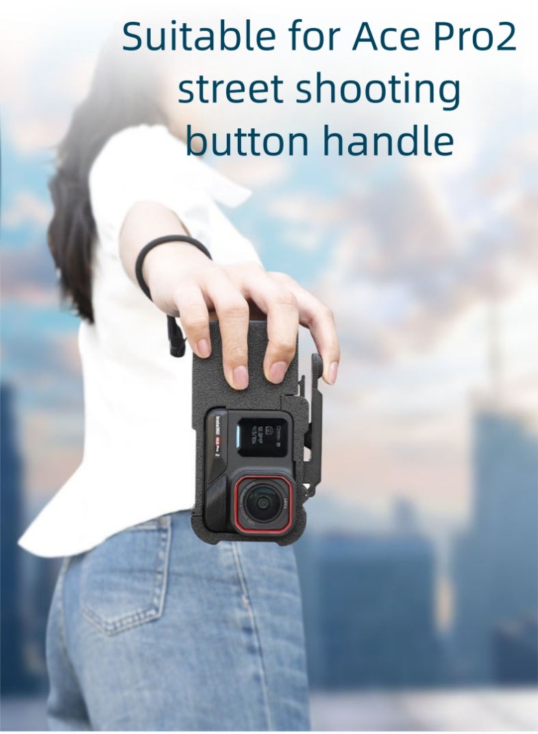 سني لايف لـ Insta360 Ace Pro 2 – مقبض تصوير شارع، يدوي سريع التركيب، خفيف الوزن، أداة تصوير محمولة للكاميرا - Image 2