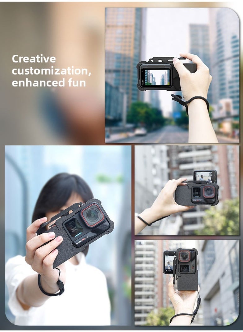 سني لايف لـ Insta360 Ace Pro 2 – مقبض تصوير شارع، يدوي سريع التركيب، خفيف الوزن، أداة تصوير محمولة للكاميرا - Image 4