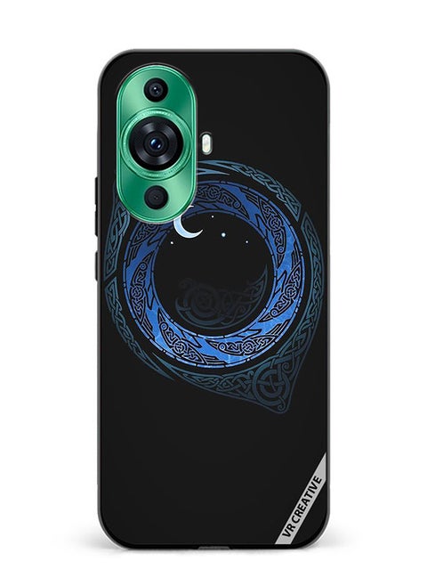 Protective Case Cover For Huawei nova 11 Moonlight Design Multicolour