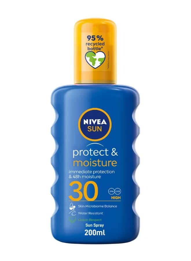 نيفيا NIVEA SUN PROTECT & MOISTURE SPF30+  SPRAY 200ML