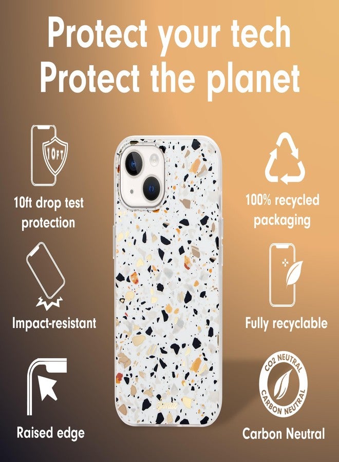 سونيكس جراب سونيكس لهواتف آيفون 15، 14، 13 | متوافق مع ماج سيف | تم اختباره ضد السقوط من ارتفاع 3 أمتار | تصميم رخامي بنقشة قصاصات الورق - Image 4