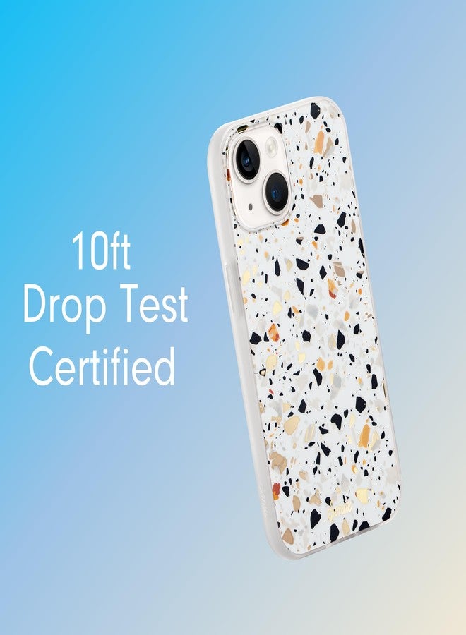 سونيكس جراب سونيكس لهواتف آيفون 15، 14، 13 | متوافق مع ماج سيف | تم اختباره ضد السقوط من ارتفاع 3 أمتار | تصميم رخامي بنقشة قصاصات الورق - Image 2