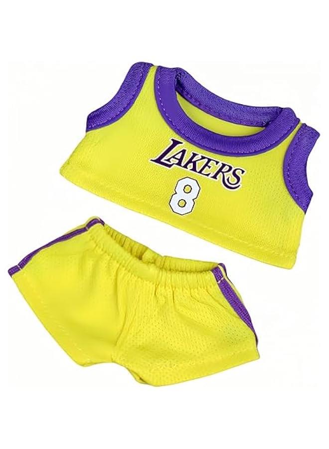 【Basketball Uniform Doll Clothing Series】 Basketball Uniforms Specially Designed for 17cm Labubu Dolls, Labubu Clothing Accessories ( No Dolls ) (NO.8) - Image 3