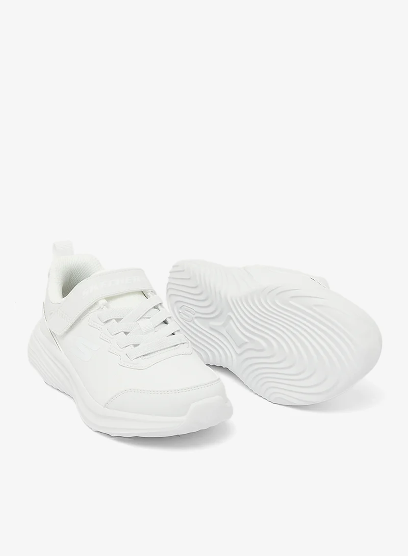 Skechers WHITE SYNTHETIC / WHITE TRIM Kids Bounder Pro for Men | Best Price UAE