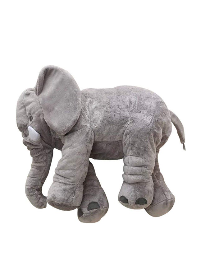 Premium Soft Grey Elephant Plush Toy for Cuddling - 23.5 inches - Image 3