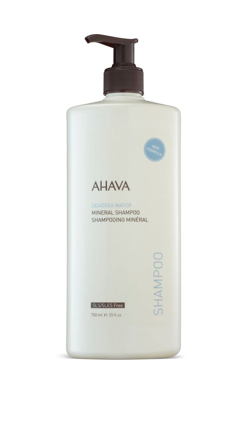 AHAVA Dead Sea Mineral Shampoo 46 More  Gentle ScalpFriendly Shampoo for All Hair Types Softens Shines Hydrates  Nourishes Enriched with Exclusive Osmoter Calendula  Aloe Vera 25 FlOz