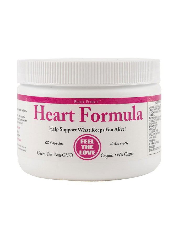 Body Force Heart Formula Capsules: Plant-Based Powder with Magnesium Malate, Serrapeptase, Hawthorn Berries, & Ginkgo Biloba - Image 1