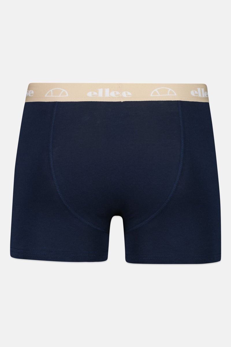 Ellesse Men 3 Pieces Brand Logo Trunks, Multicolor - Image 3
