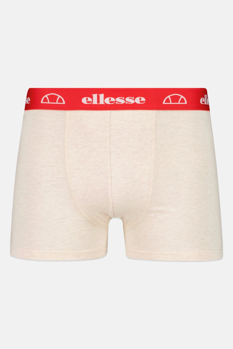 Ellesse Men 3 Pieces Brand Logo Trunks, Multicolor - Image 5