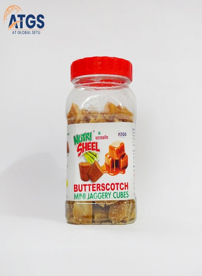AT GLOBAL SETU Masala Paan, Ginger and Cardimom And Butterscotch Mini Organic Jaggery Cubes No Preservatives Added - Image 2