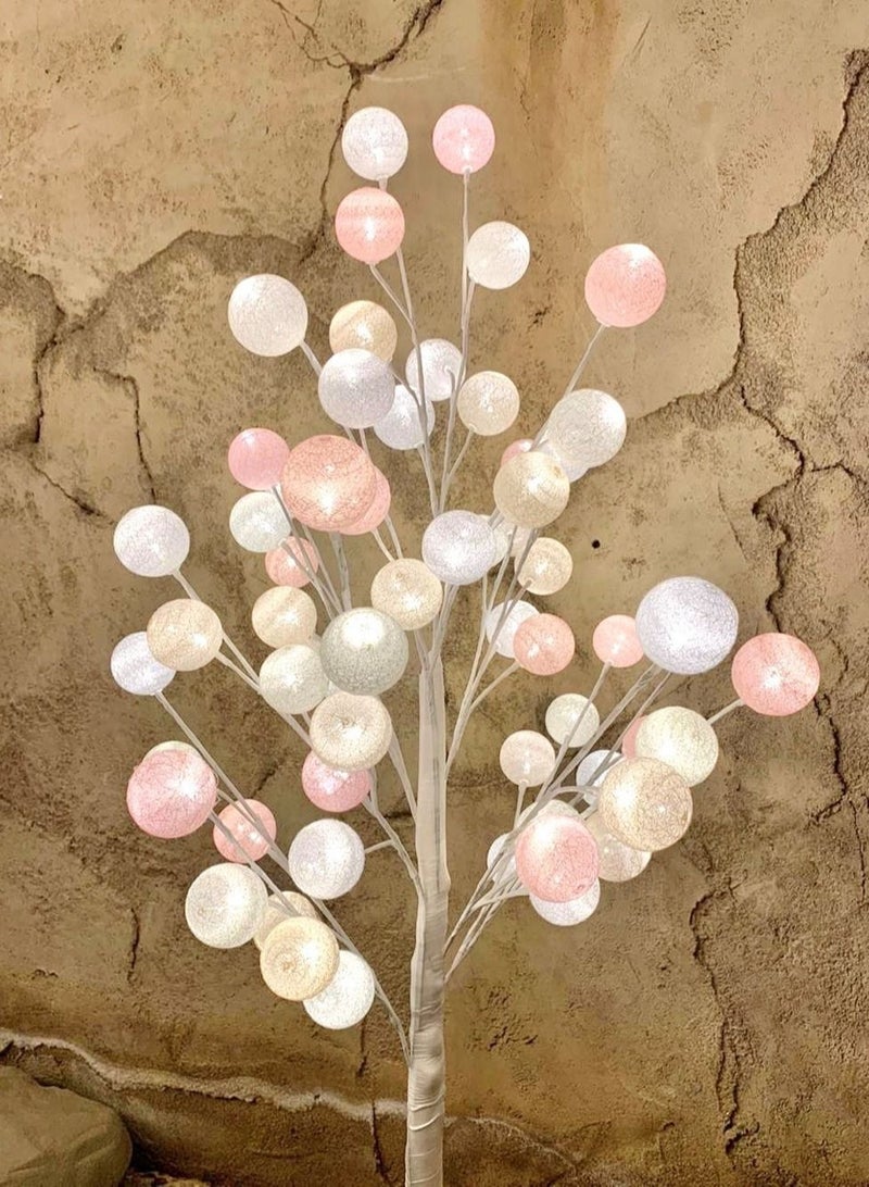 Salla Led Cotton Ball Tree Lamp for Home Décor 120cm - Image 3