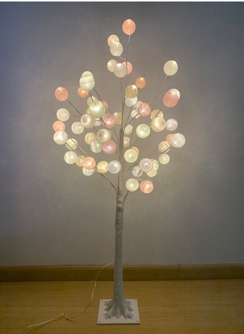 Salla Led Cotton Ball Tree Lamp for Home Décor 120cm - Image 5