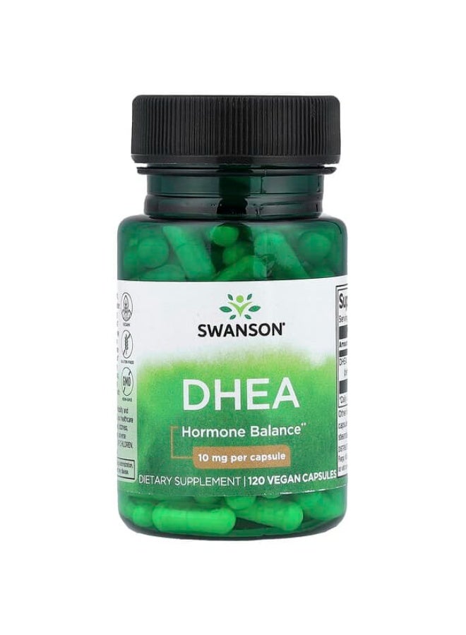 Swanson, DHEA، 10 ملجم، 120 كبسولة