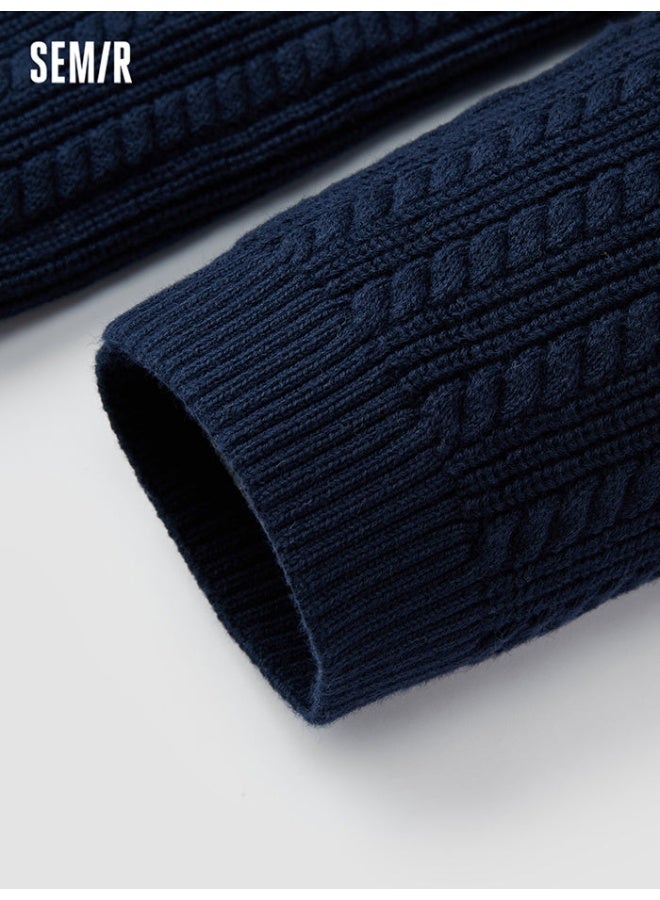 سيمير كارديغان محبوك مع قميص مخطط للنساء - Image 4