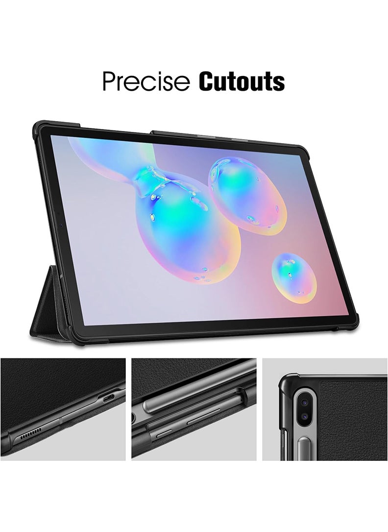 Theodor Protective Flip Case For Samsung Galaxy Tab S6 With Trifold Stand Auto Wake Sleep Shockproof Cover Stocks Market copy  - Image 3