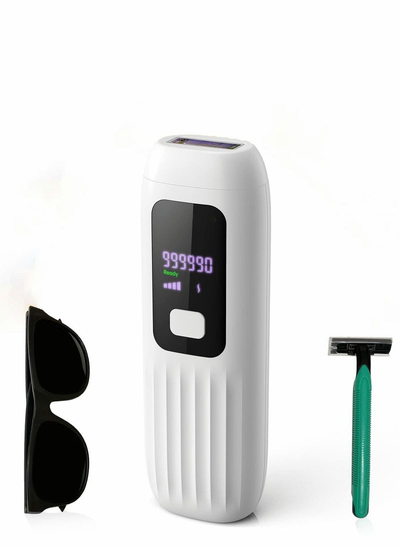 NIBEMINENT - Hair Removal Device, Portable Home Permanent Laser with 999,990 Flashes,Auto and Manual Modes kit for Women Men Body Armpit, Arm, Bikini 、Legs Painless - Image 1