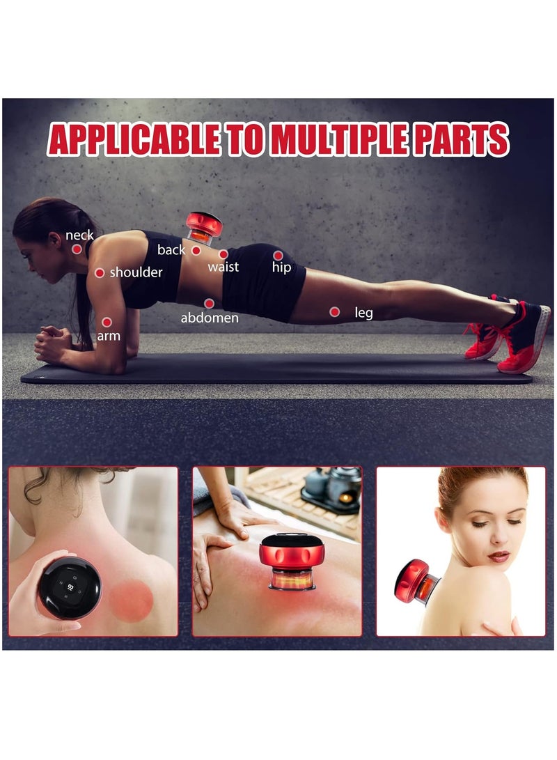 ELTRAZONE "Smart 3-in-1 Vacuum Cupping Therapy Set – Infrared Heating, Gua Sha Massage, and 12 Temperature Levels" - Image 4