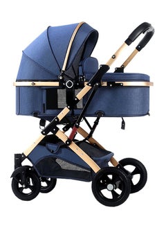 ZCM-HAPPY Lightweight Stroller with Extended Canopy Sit and Lay Lightweight Folding Two-Way Shock Absorption and Locking System for Newborn To 3 Years  - Image 2
