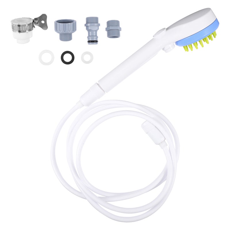 Portable Dog Shower Sprayer with 2M Hose Pet Puppy Combing Shower Sprayer - Image 1