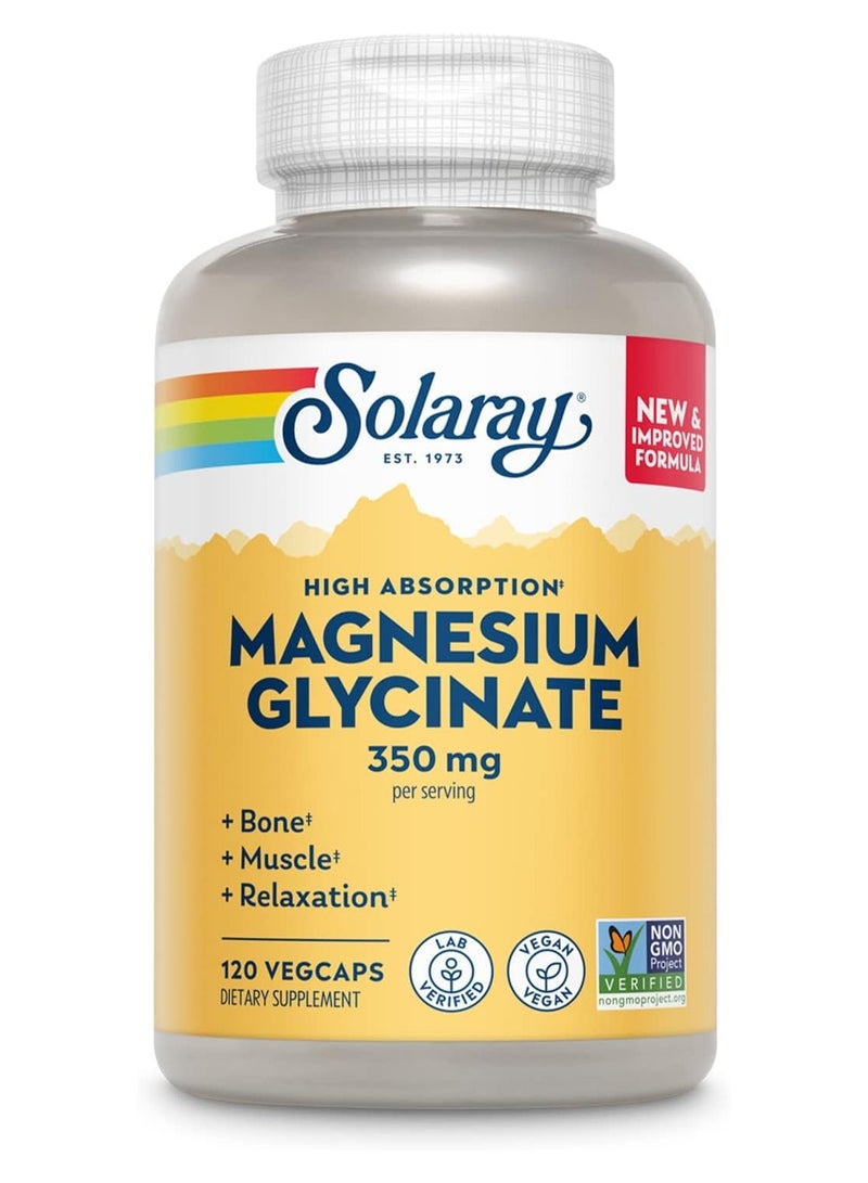 SOLARAE Magnesium Glycinate with Bioperine is a Highly absorbent Formula That Supports Stress, Bone, Muscle And Relaxation - Image 1