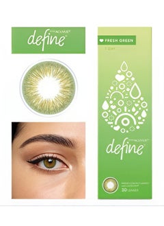ACUVUE Acuvue Define Fresh Green 1 Day - Pack Of 30 Contact Lenses  - Image 3