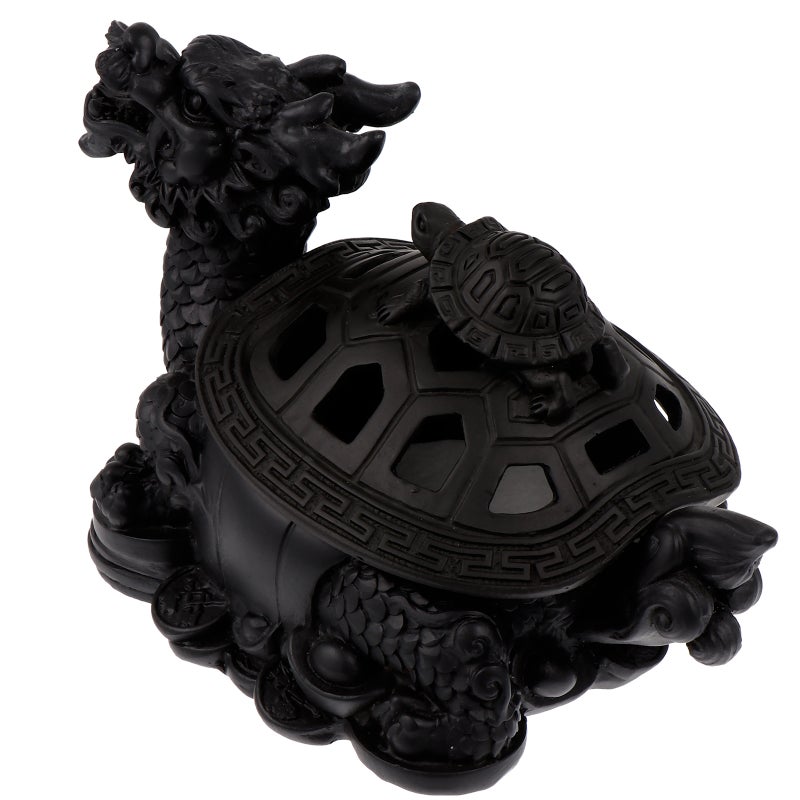 Dragon Tortoise Incense Burner with Lid Aromatherapy Ornament - Image 1