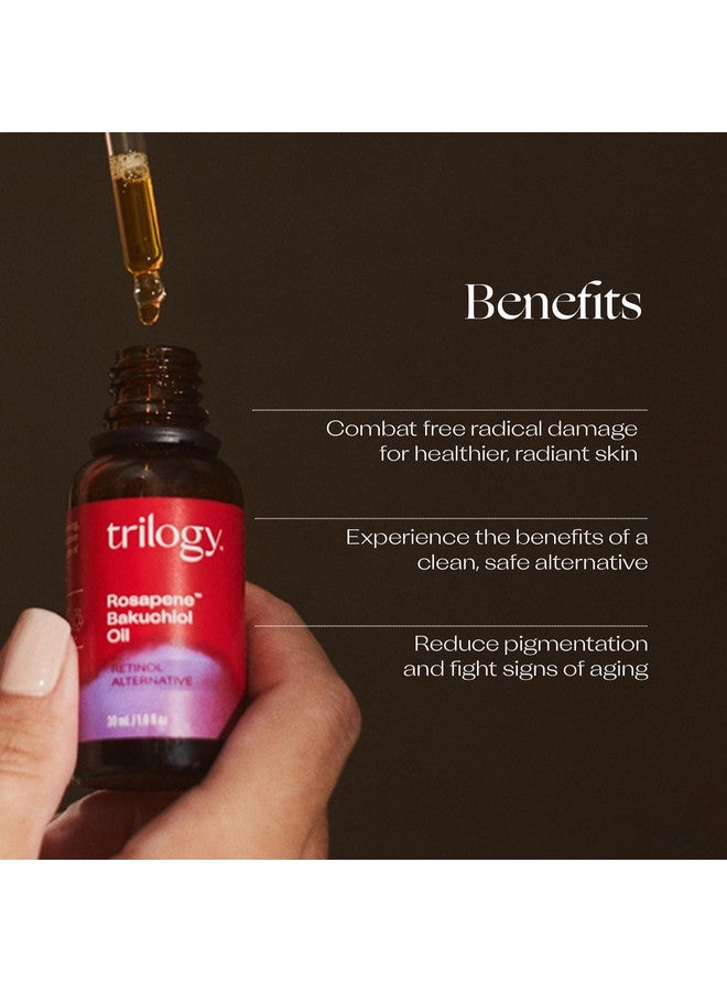 تريلوجي زيت روزابين باكوتشيول المضاد للشيخوخة، مزيج طبيعي نشط، 1.0 أونصة سائلة - Image 3