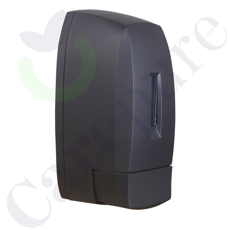 Carepure Manual Liquid Soap Dispenser Wall Mounted Manual Shampoo Shower Gel Soap Hand Sanitizer Plastic Liquid Soap Dispenser 500 ML Black - Image 2