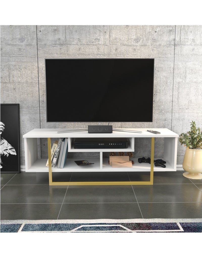 ديكوروتيكا طاولة تلفاز أصال ASAL بعرض 120 سم / حامل تلفزيون حتى قياس 55 بوصة - Image 1