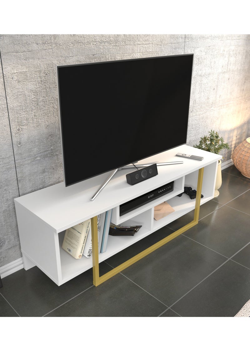 ديكوروتيكا طاولة تلفاز أصال ASAL بعرض 120 سم / حامل تلفزيون حتى قياس 55 بوصة - Image 2