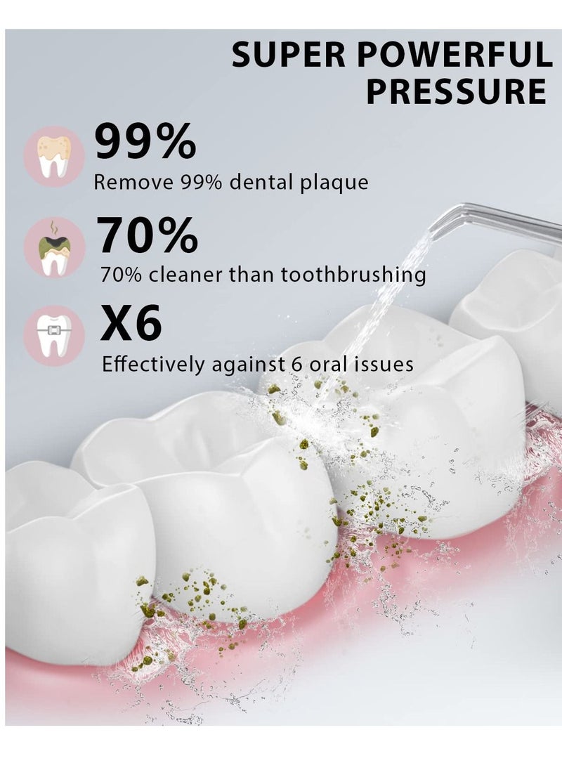 Fairywill - Portable Oral Irrigator USB Rechargeable Dental Water Flosser Jet Irrigator Dental Teeth Cleaner 3 Modes 300ML - Image 1