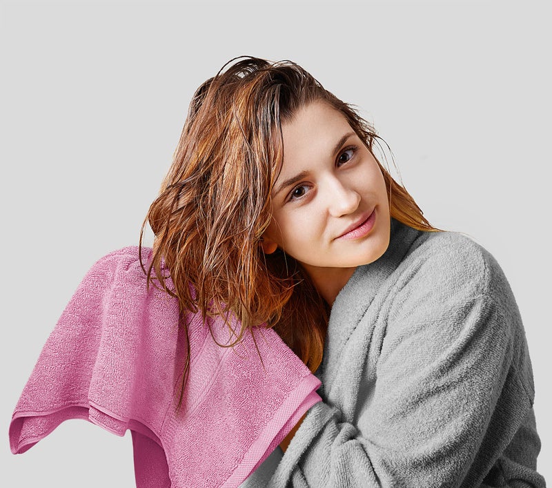 Utopia Towels 8 Piece Premium Towel Set, 2 Bath, 2 Hand, and 4 Wash Cloths, 600 GSM 100% Ring Spun Cotton, Highly Absorbent Towels for Bathroom, Gym, Hotel, and Spa, Pink - Image 3