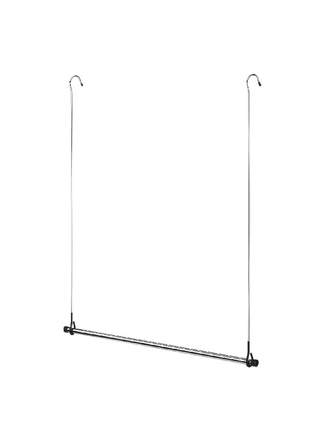 Whitmor Heavy Duty Durable Metal Double Hang Closet Rod Chrome 86 x 77.01 x 8.05 cm 6021-378 - Image 1