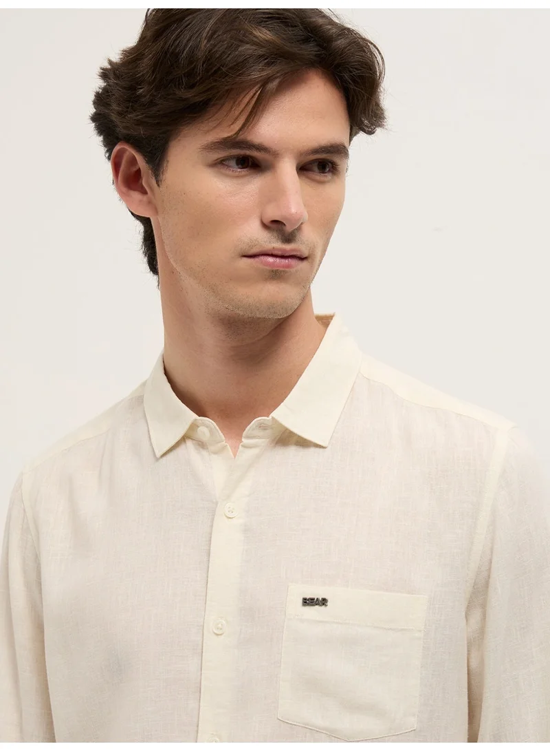 The Bear House  Men’s Long Sleeve Shirt – Classic, Comfortable and Stylish Essential for Work, Travel or Casual Outings for Men | Best Price UAE