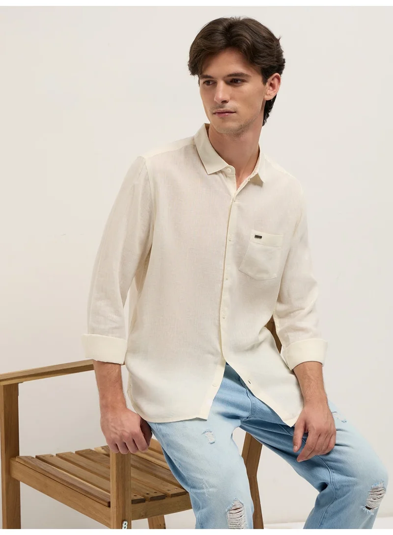 The Bear House  Men’s Long Sleeve Shirt – Classic, Comfortable and Stylish Essential for Work, Travel or Casual Outings for Men | Best Price UAE