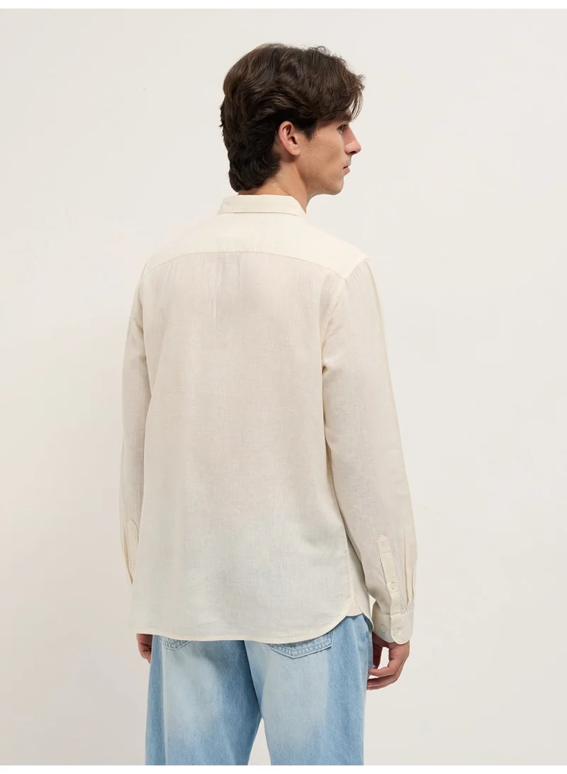 The Bear House  Men’s Long Sleeve Shirt – Classic, Comfortable and Stylish Essential for Work, Travel or Casual Outings for Men | Best Price UAE