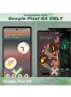 KASTWAVE Phone Case for Google Pixel 6A 5G, 5 in 1 Clear Silicone Case with Screen Protector and Camera Lens Protector for Google Pixel 6A 5G, Drop Protection Cover  - Image 3