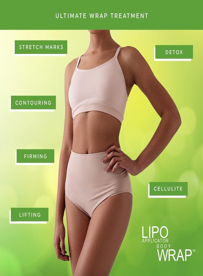 lipo applicator Ultimate Body Wrap with Guarana, Green Tea, and Seaweed Works for Stomach Belly Legs Arms Abdomen. 4 Wraps - Image 2