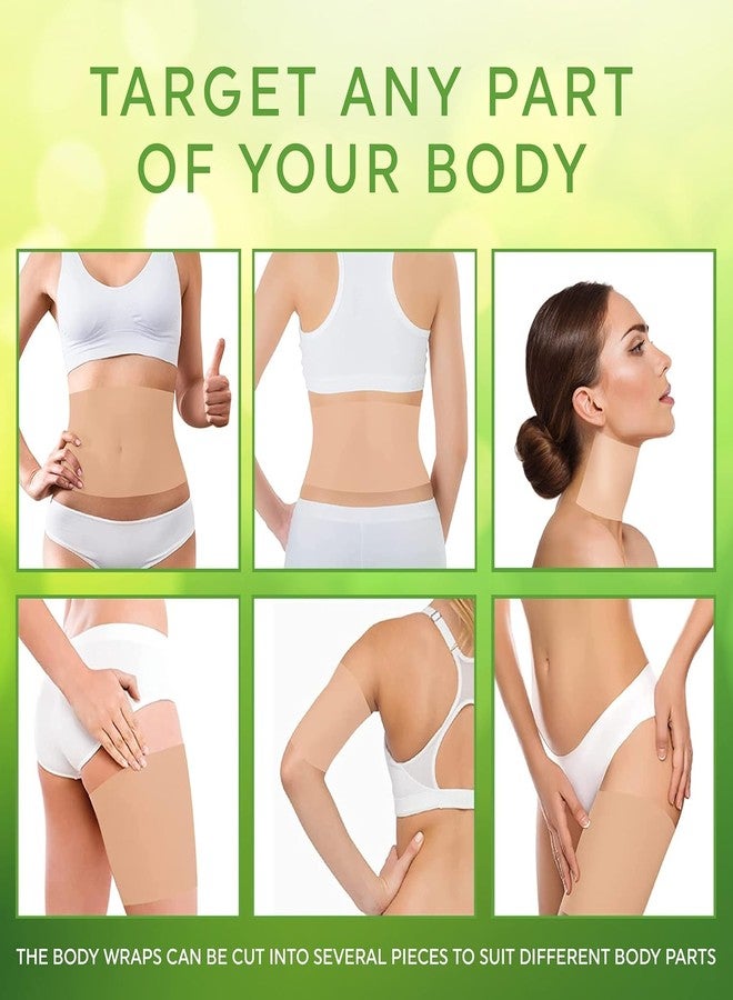 lipo applicator Ultimate Body Wrap with Guarana, Green Tea, and Seaweed Works for Stomach Belly Legs Arms Abdomen. 4 Wraps - Image 3