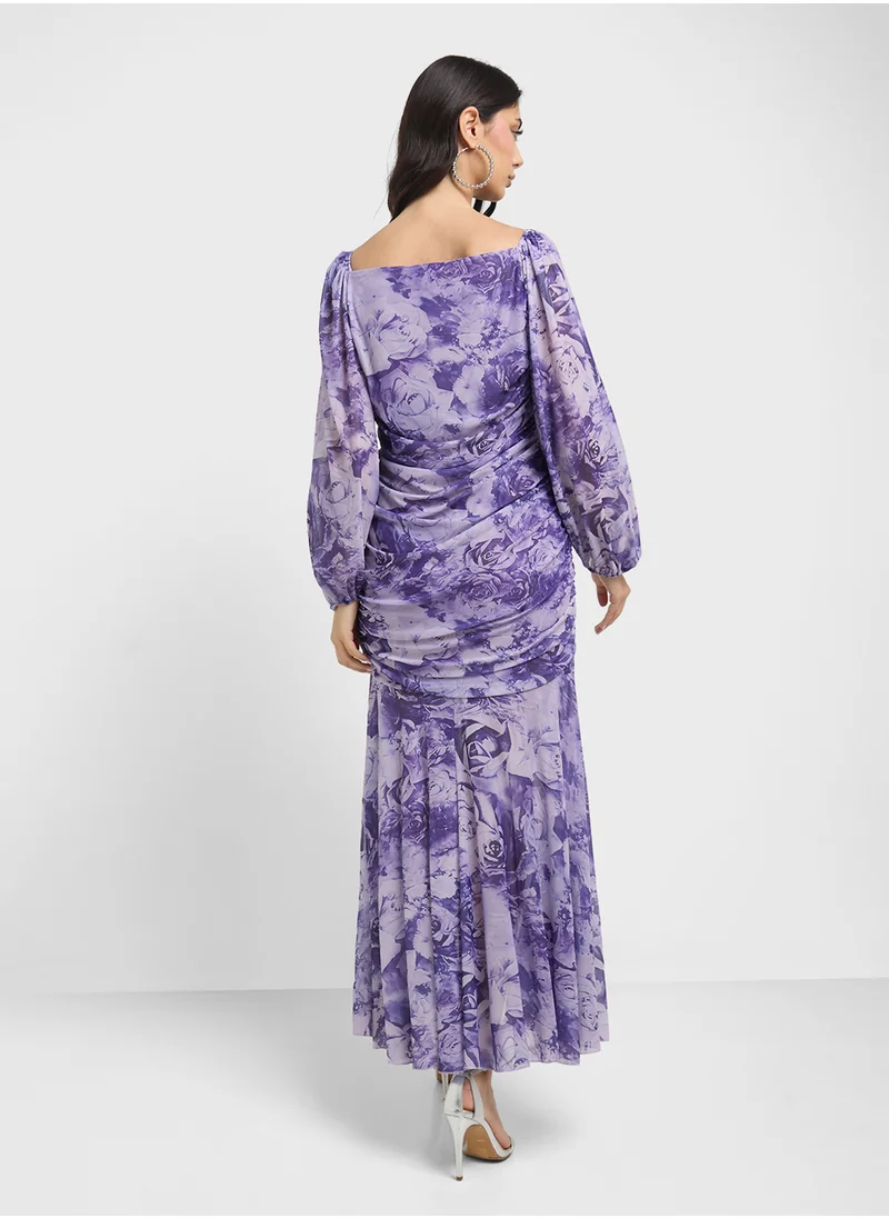 ايلا Floral Print Dress