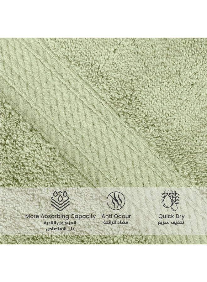 Rest 1Pc Bath Towel 100% Cotton 70X140 Cm , 27X55 Inches Extra Large Mint Green 1Pc Bath Towel Soft And High Absorbent Super Soft Quality Towel  - Image 3