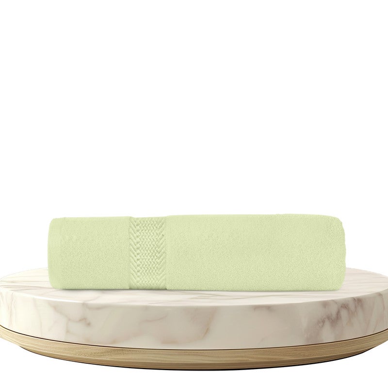 Rest منشفة حمام 1PC 100% قطن 70x140 سم ، 27x55 بوصة كبيرة جداً باللون الأخضر النعناعي 1PC منشفة حمام ناعمة وعالية الامتصاص بجودة فائقة - Image 1