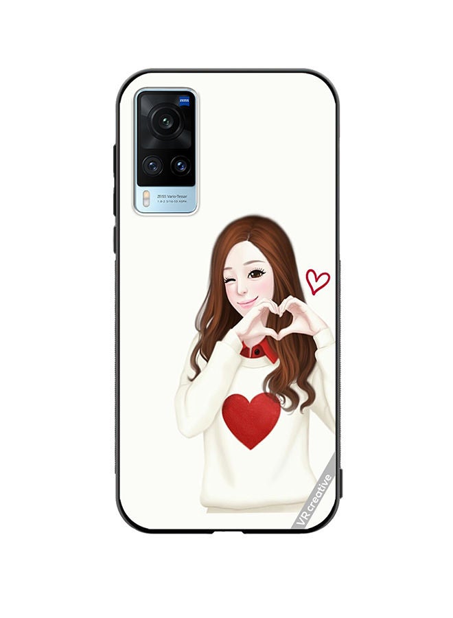VR CREATIVE Protective Case Cover For Vivo X60 Lucy Design Multicolour - Image 1