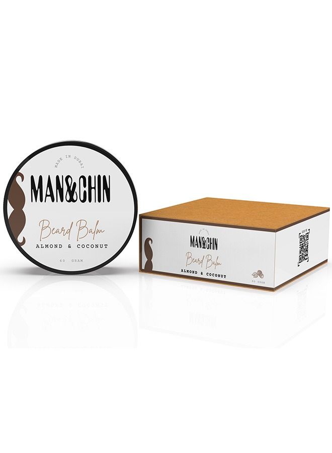 MAN&CHIN Beard Balm - Almond & Coconut - Image 3